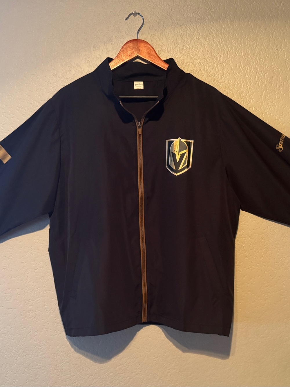 Las Vegas Golden Knights Station Casinos Windbreaker Jacket Full Zip Adult Large